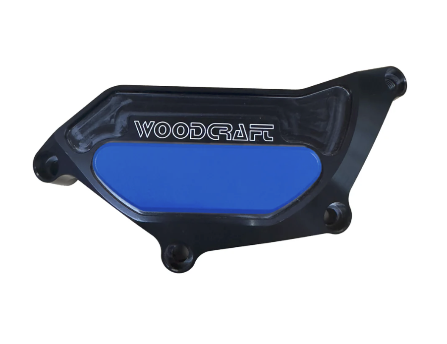Woodcraft LH Stator Cover Protector w/ Skid Plate - Suzuki GSX-8 S/R